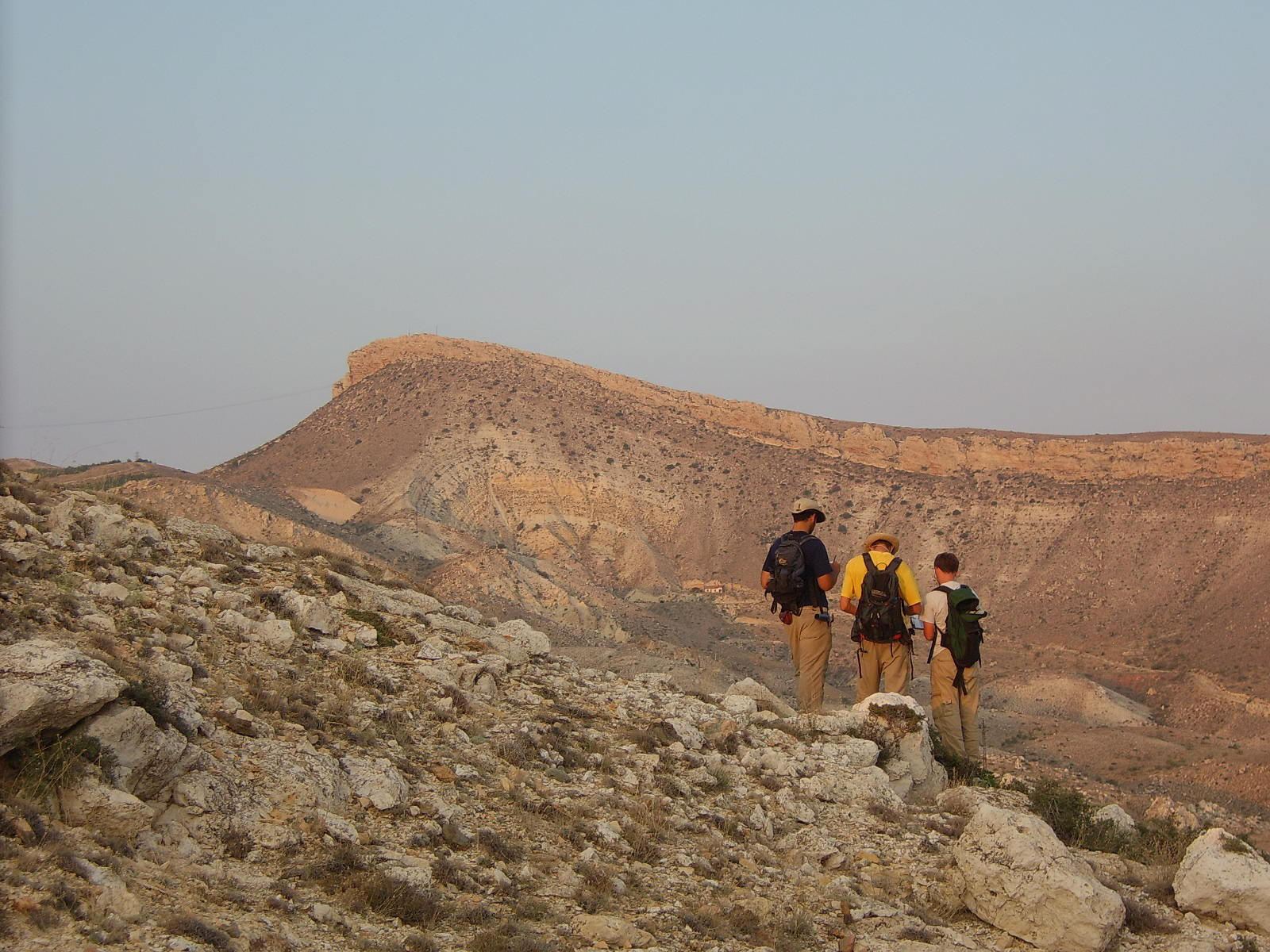 Fault exposure and structural features at Turkey field camp site 4A