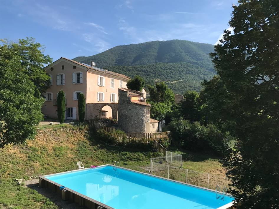 High-altitude alpine geology near Barre des Ecrins, French Alps