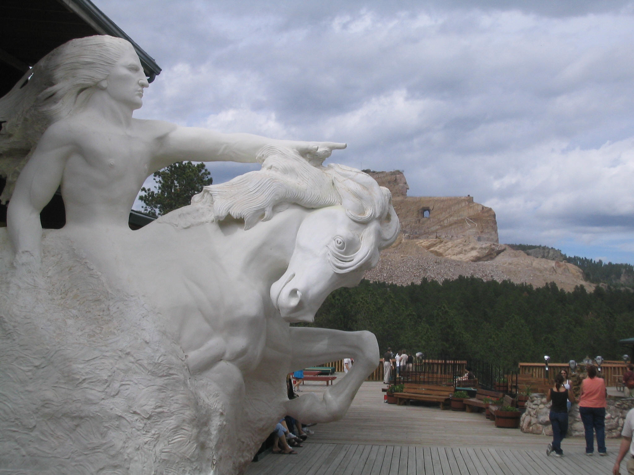 Field camp group at a geological locality in the Black Hills
