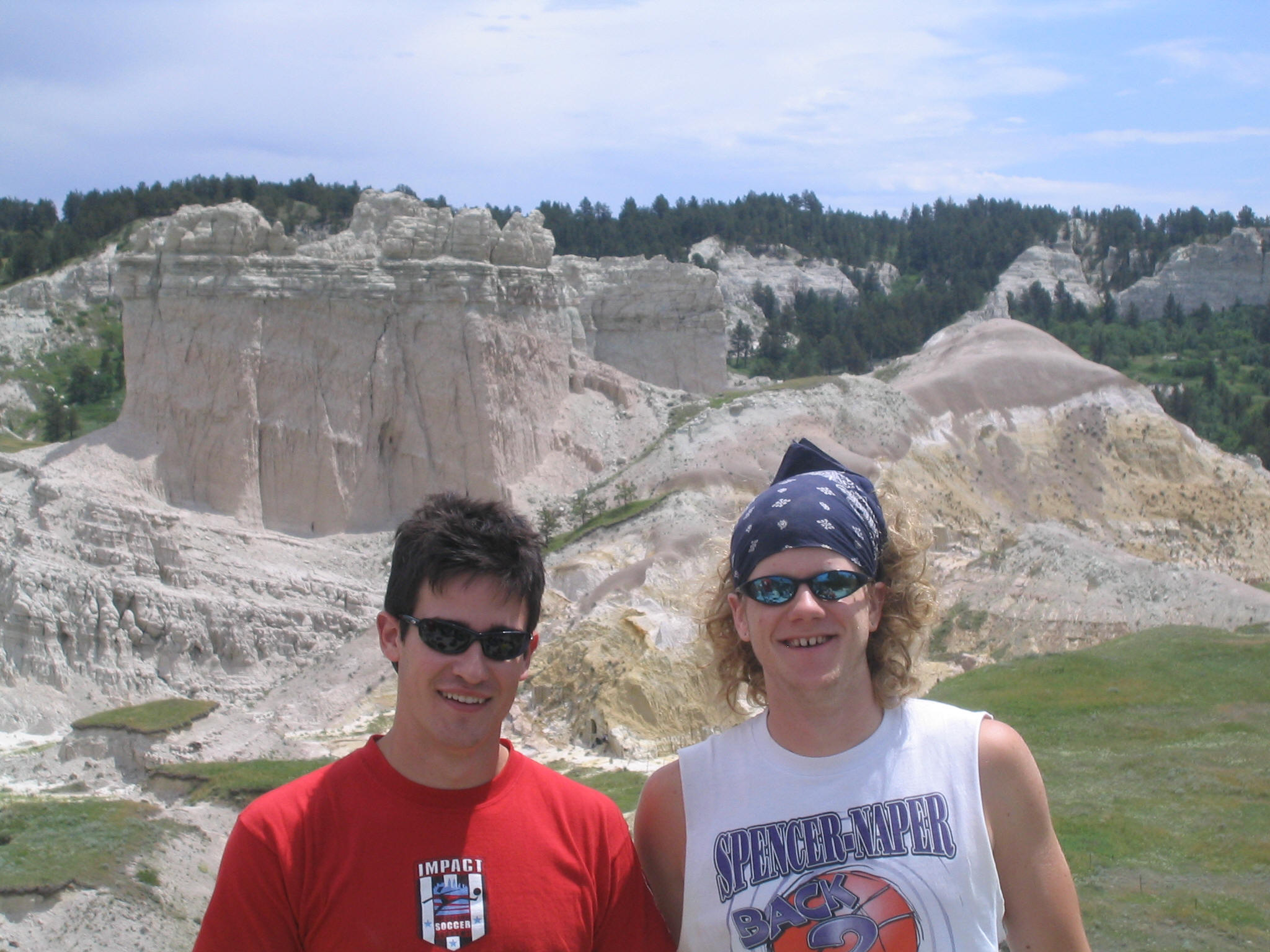 Geology field camp students in the Black Hills, South Dakota