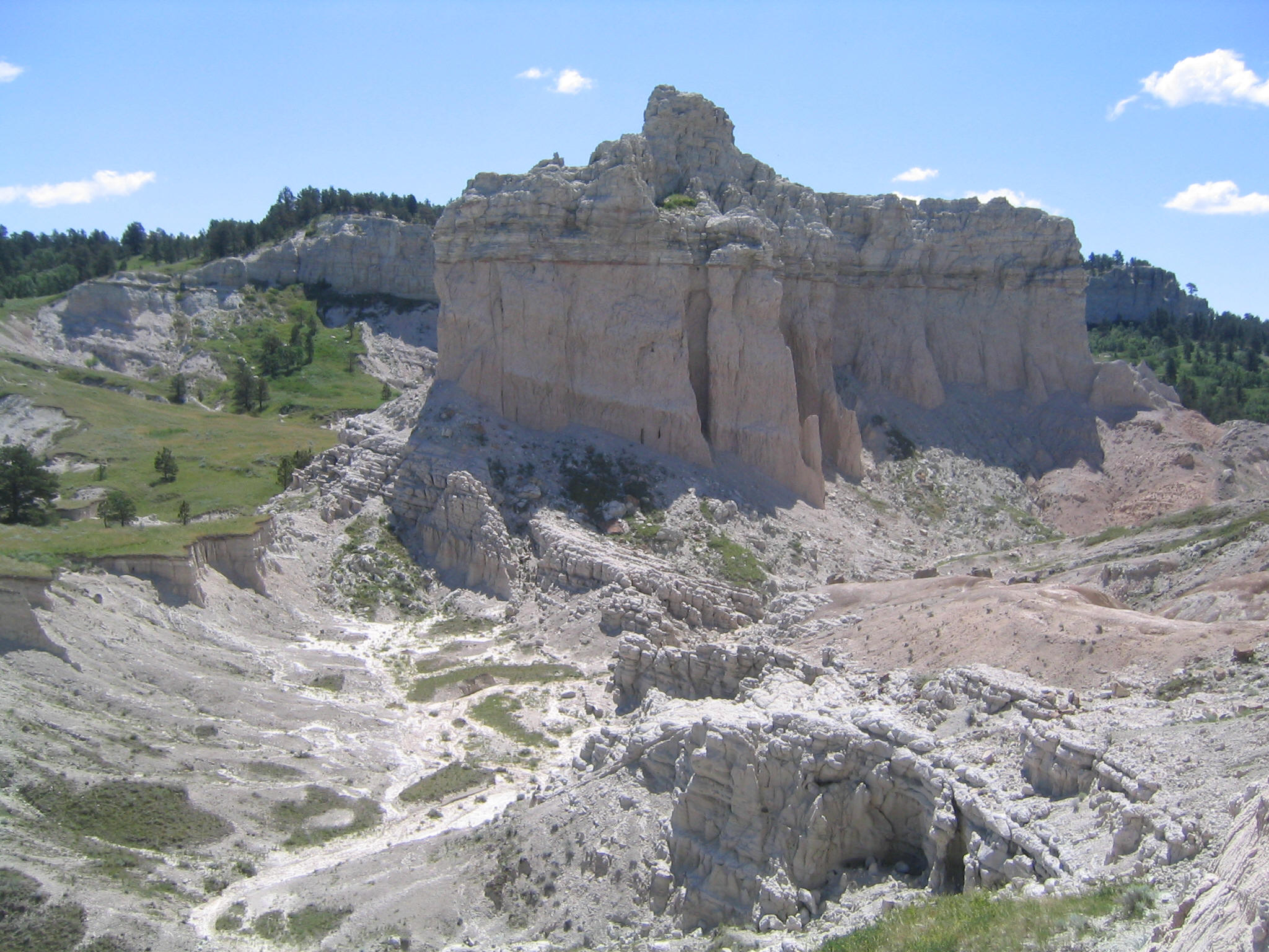 Students conducting geologic work at Ranch A field station