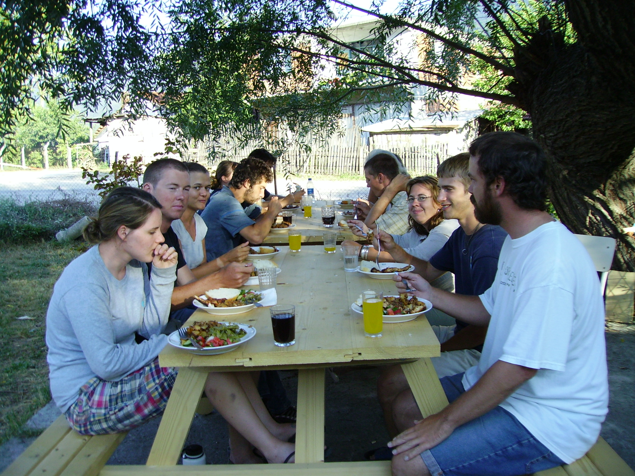 Geological outcrop examined during BHNSFS field camp session