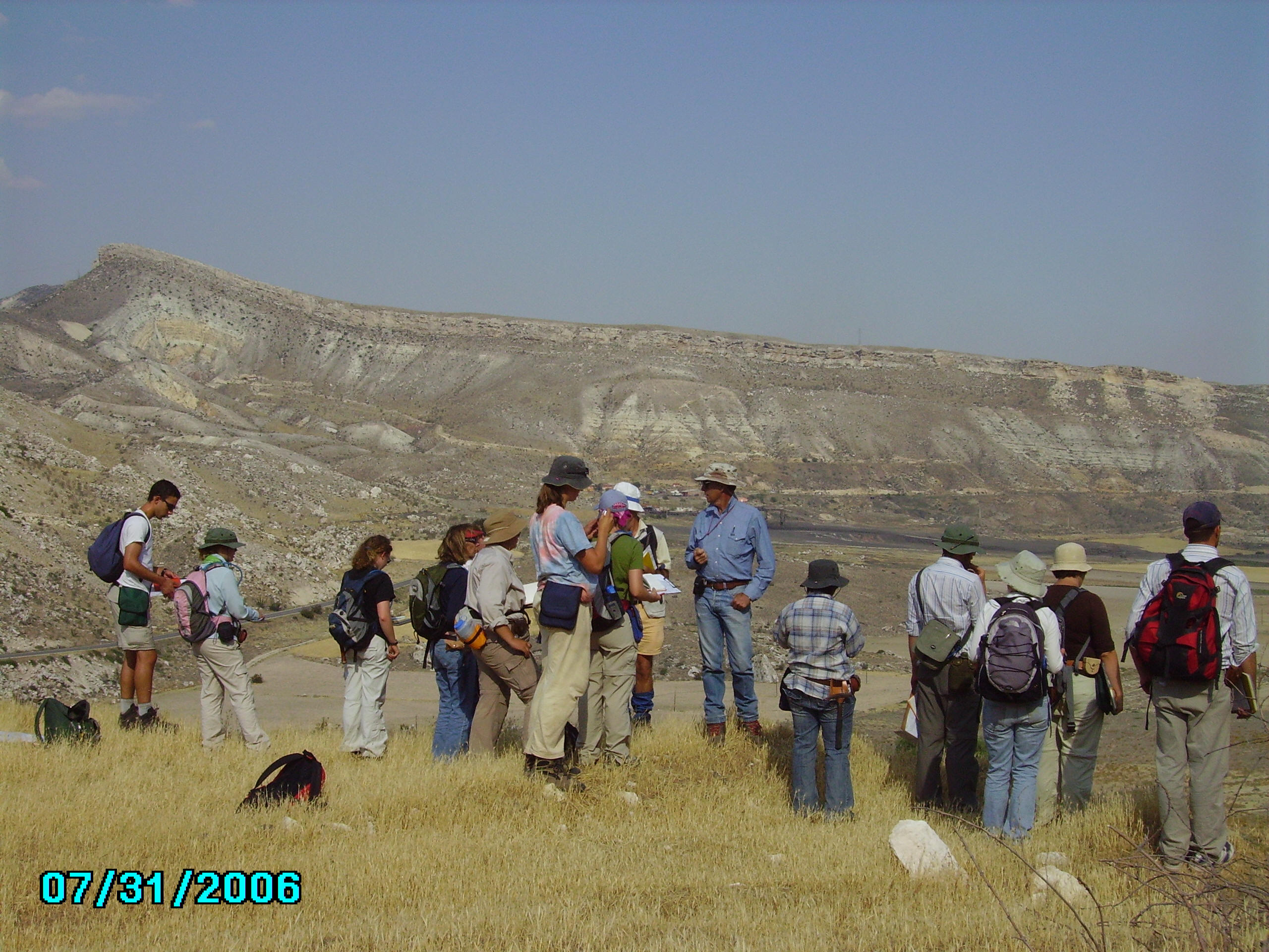 Sedimentary features examined during field camp