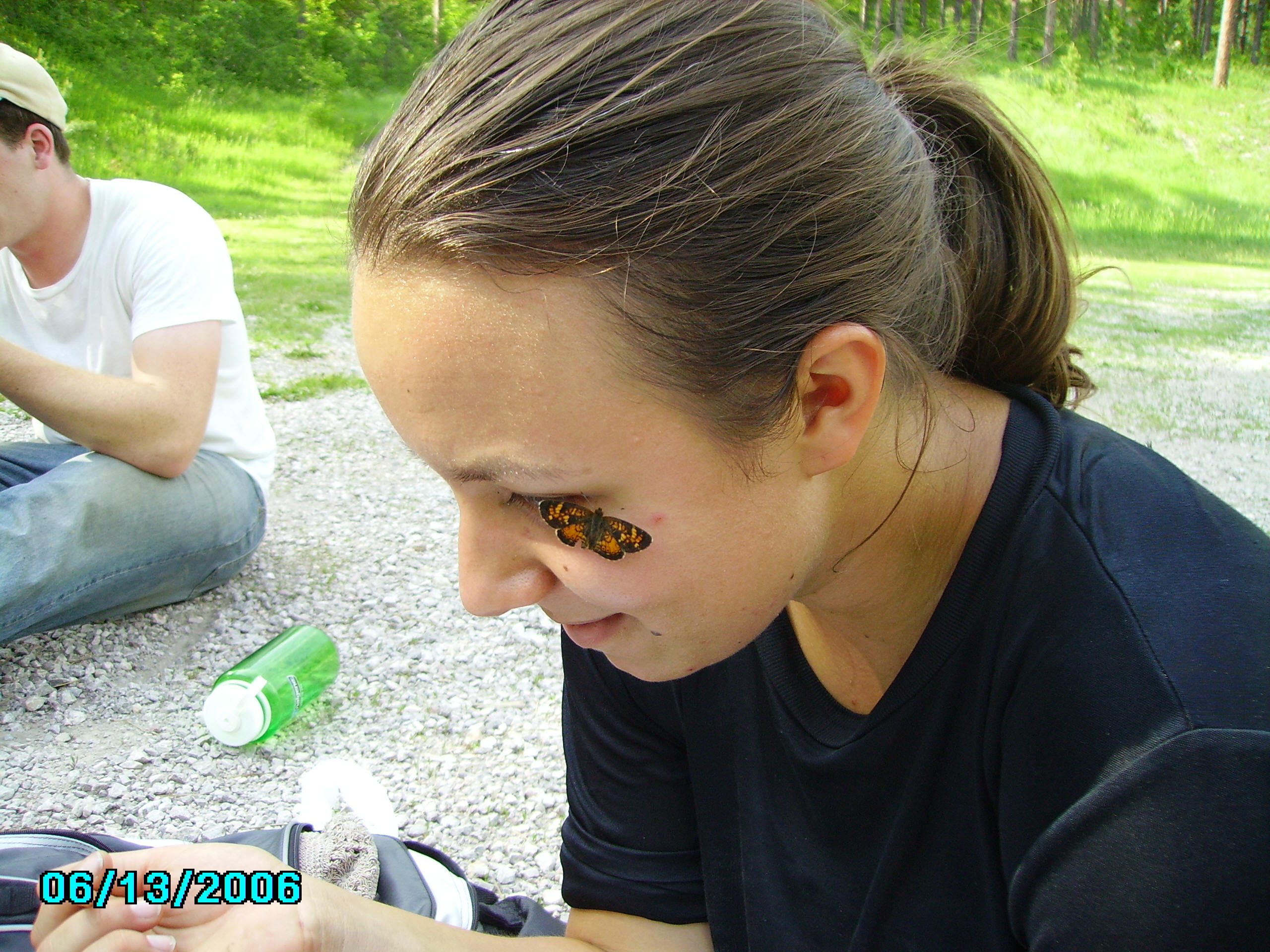 Field camp participants working on geologic map projects at Ranch A